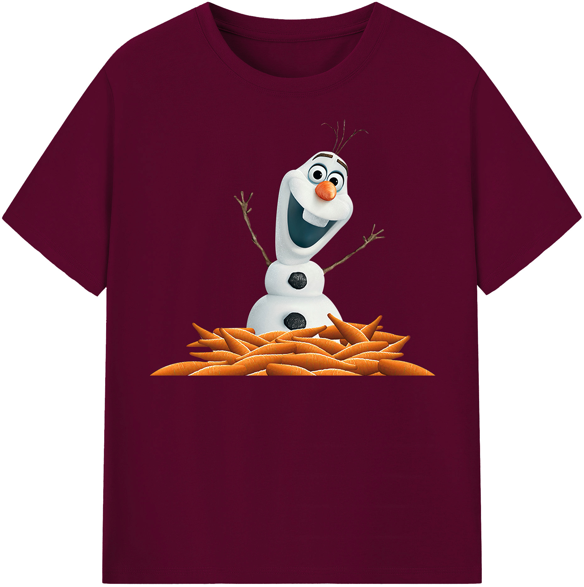 （画像用） アナと雪の女王 アンナ エルサ Frozen Anna Elsa レディースカジュアルプリントTシャツ（綿100％）